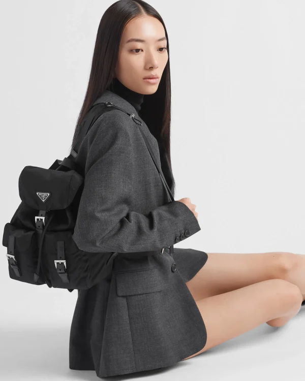 Backpacks And Belt Bags | Backpacks And Belt Bags*Prada Small Re-Nylon backpack Black