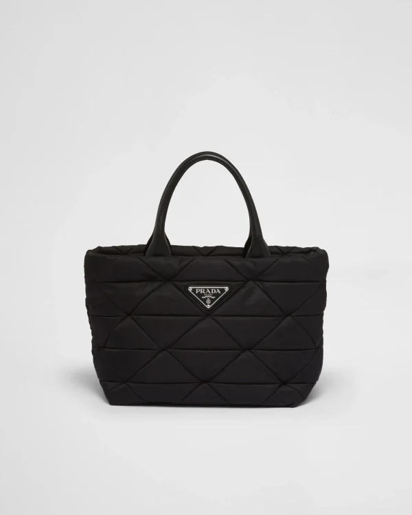 Totes | Totes*Prada Small Re-Nylon padded tote bag Black