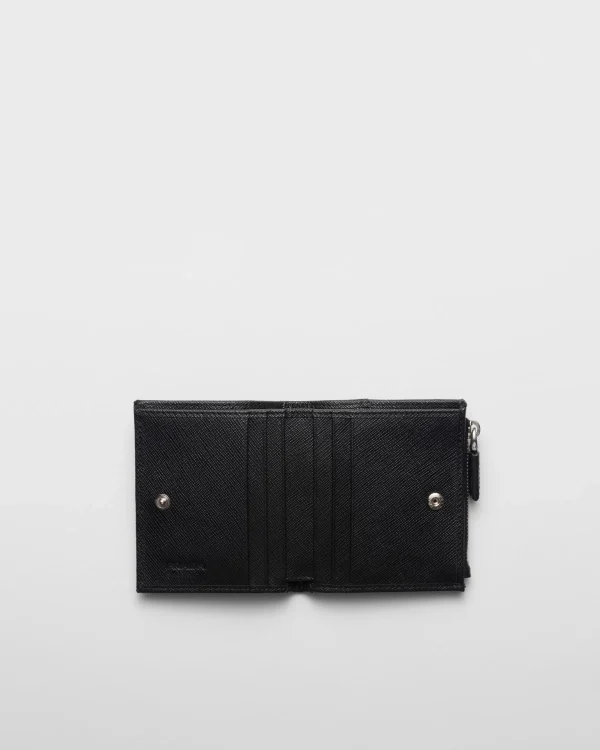 Small Wallets*Prada Small Re-Nylon wallet Black