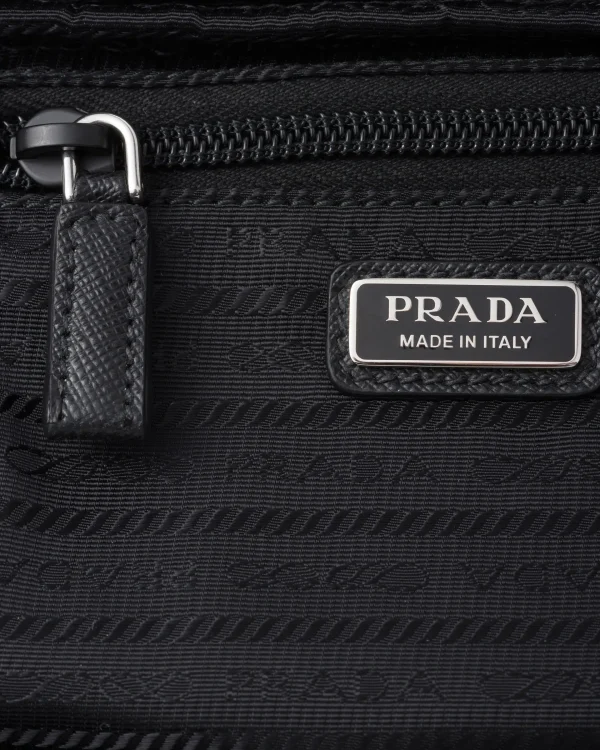 Pouches*Prada Small Re-Nylon zipper pouch Black