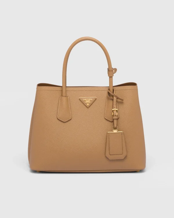 Totes | Totes*Prada Small Saffiano Leather Double Bag Caramel