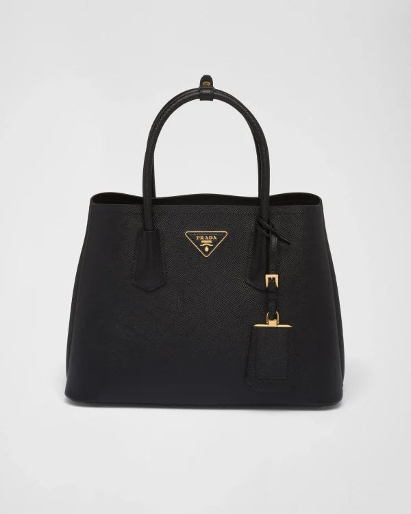 Totes | Totes*Prada Small Saffiano Leather Double Bag Black