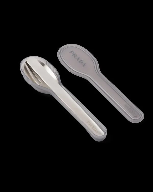 Sports And Leisure | Games And Home Accessories*Prada Stainless steel cutlery set Steelgray