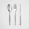 Cutlery*Prada Stainless steel dessert flatware set Steelgray