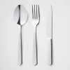 Cutlery*Prada Stainless steel flatware set Steelgray