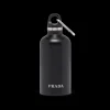 Sports And Leisure*Prada Stainless steel insulated water bottle, 350 ml Black