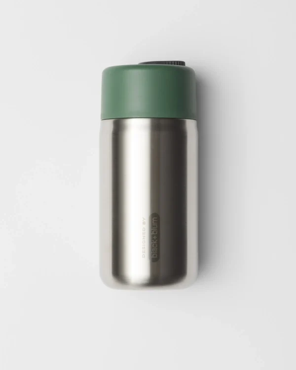 Sports And Leisure | Games And Home Accessories*Prada Stainless steel travel mug, 340ml Silver/spruce