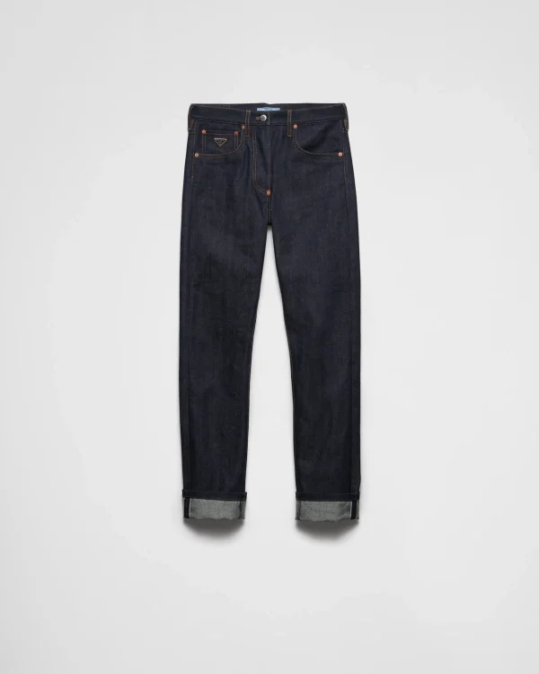 Denim*Prada Straight jeans in selvedge denim Navy