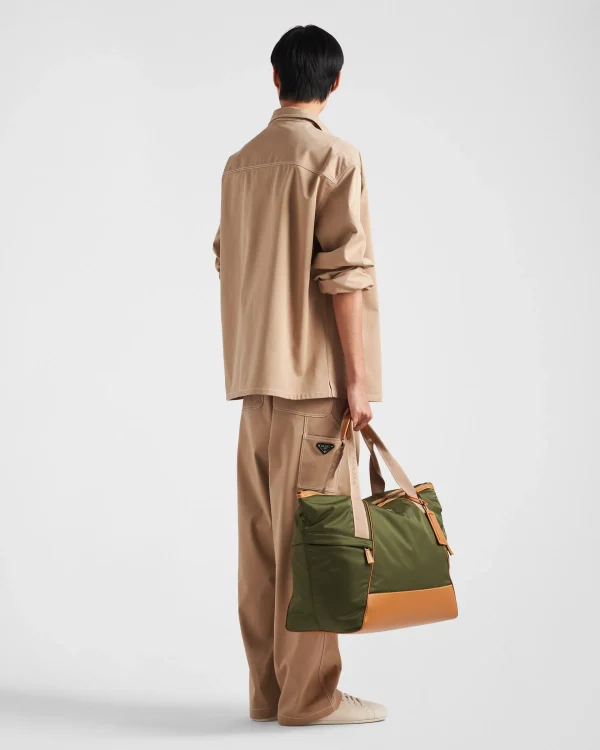 Trousers And Bermudas*Prada Stretch cotton pants Khaki