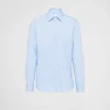 Shirts*Prada Stretch cotton shirt Skyblue