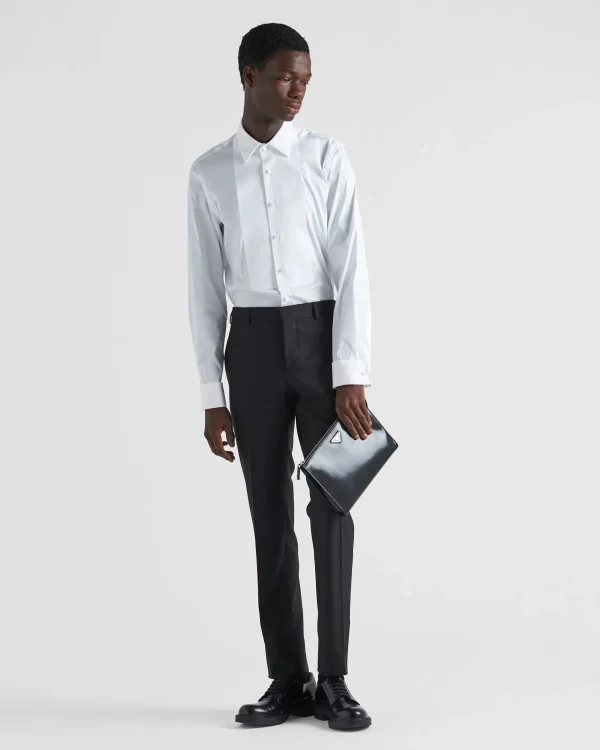 Shirts*Prada Stretch cotton shirt White