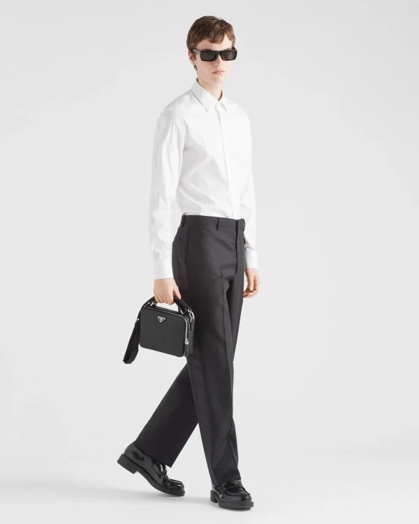 Shirts*Prada Stretch Poplin Shirt White