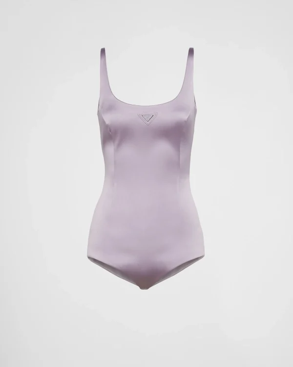 Shirts And Tops*Prada Stretch satin bodysuit Wisteria