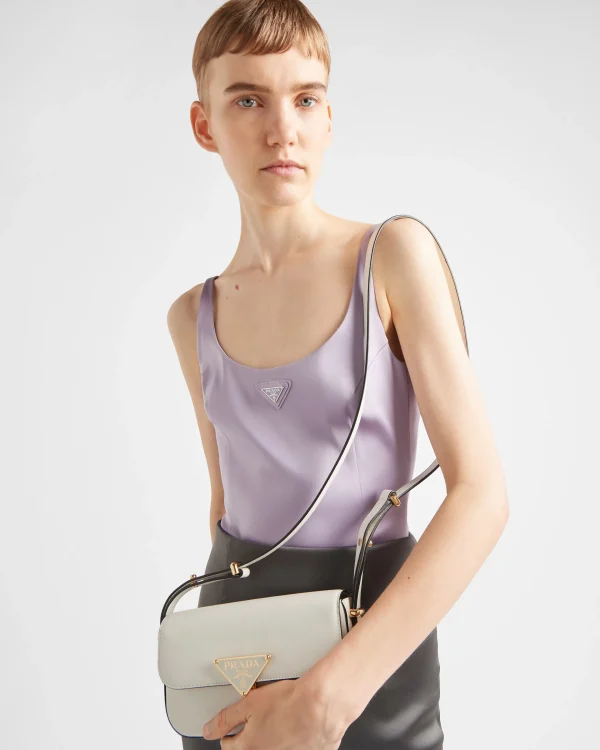 Shirts And Tops*Prada Stretch satin bodysuit Wisteria