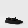 Pumps And Ballerinas*Prada Suede ballerinas Black