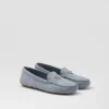 Loafers And Lace-ups*Prada Suede driving loafers Astralblue