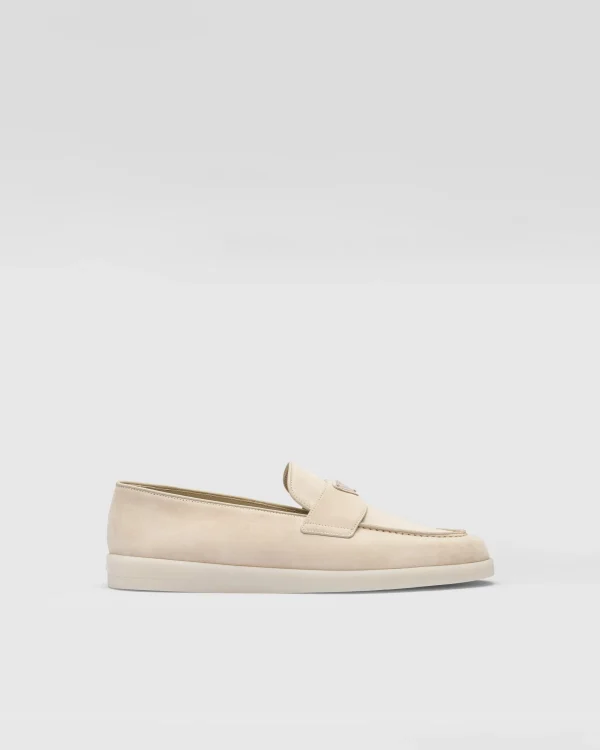 Loafers*Prada Suede loafers Desertbeige