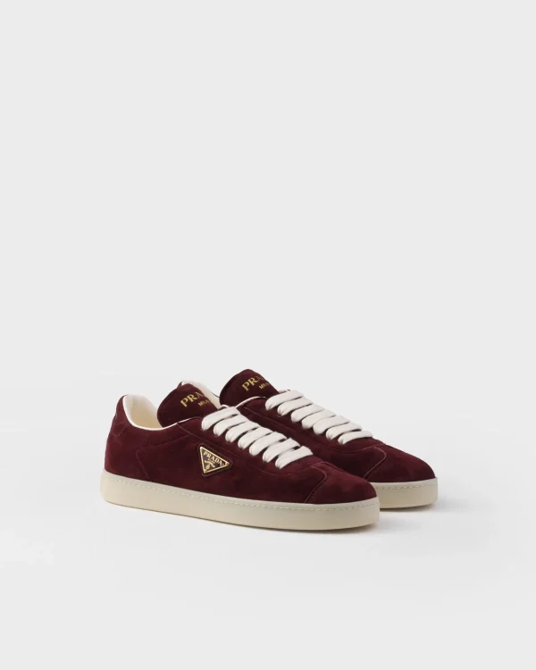 Sneakers*Prada Suede sneakers Burgundy