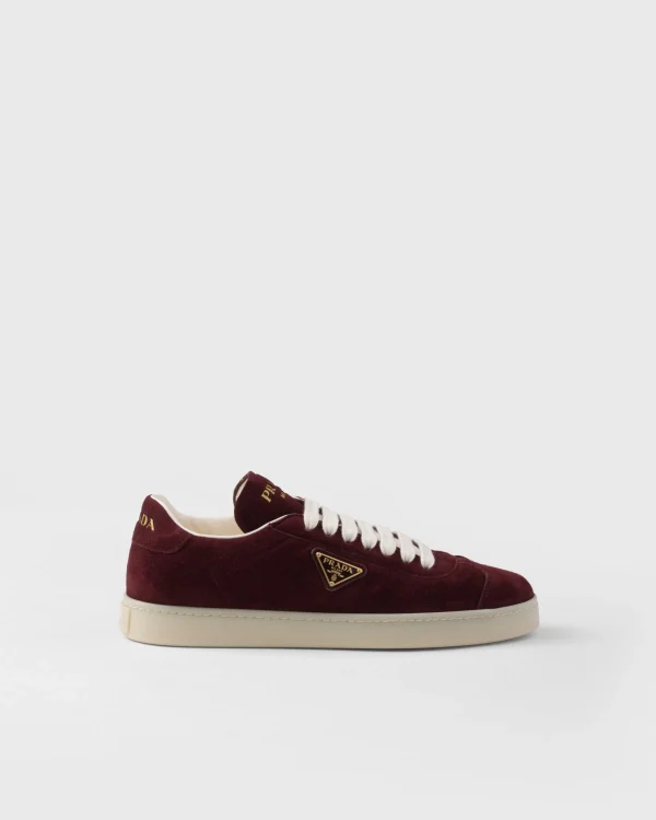 Sneakers*Prada Suede sneakers Burgundy