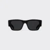 Sunglasses*Prada Sunglasses with triangle logo Slategraylenses