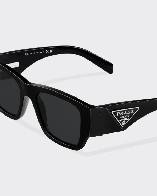 Sunglasses*Prada Sunglasses with triangle logo Slategraylenses