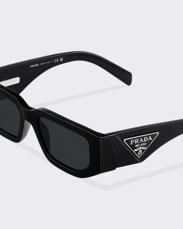 Sunglasses*Prada Sunglasses with triangle logo Slategraylenses