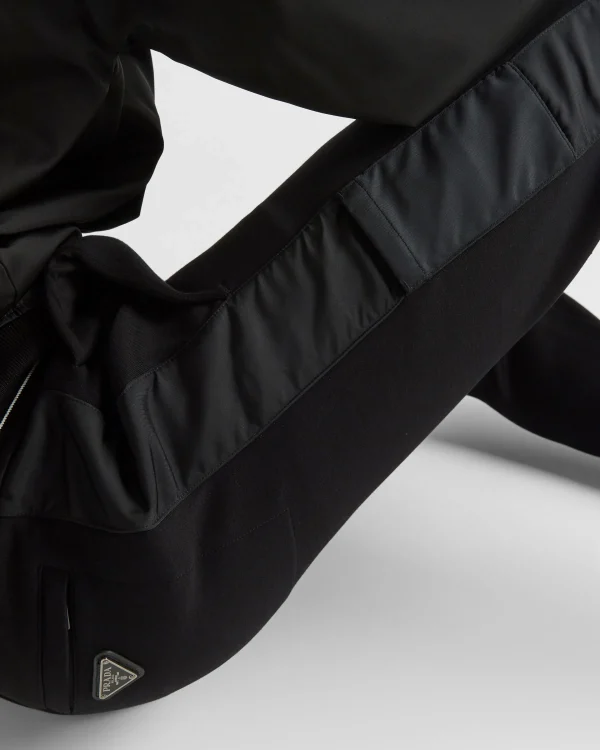 Jogging Suits And Sweatshirts*Prada Sweatpants with Re-Nylon details Black/black