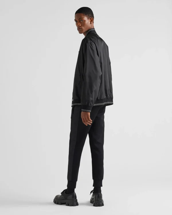 Jogging Suits And Sweatshirts*Prada Sweatpants with Re-Nylon details Black/black