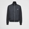 Jogging Suits And Sweatshirts*Prada Sweatshirt with Re-Nylon details Black/black