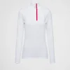 Women's Collection*Prada Tech Rec Re-Nylon piqué sports top White