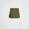 Skirts*Prada Technical canvas miniskirt Militarygreen