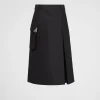 Skirts*Prada Technical canvas skirt Black