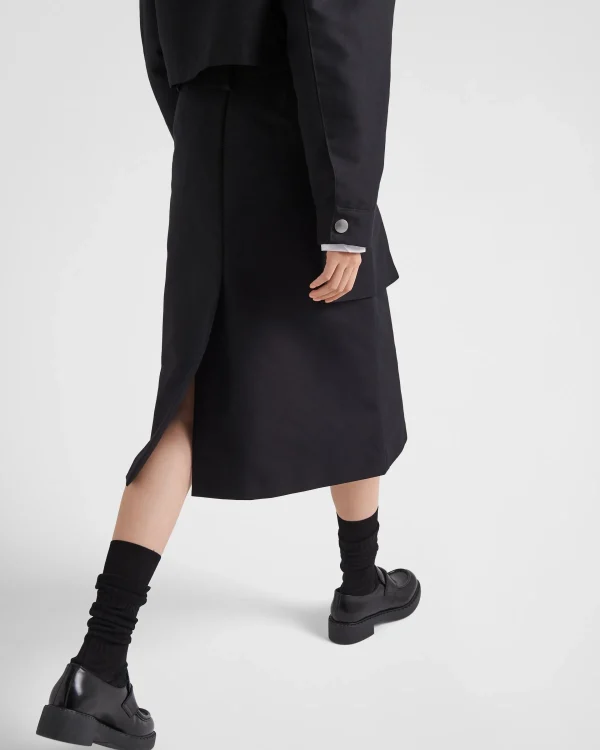 Skirts*Prada Technical canvas skirt Black