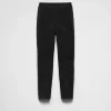 Trousers And Bermudas | Knitwear*Prada Technical fabric pants Black