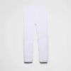 Knitwear*Prada Technical fabric pants White