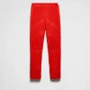 Trousers And Bermudas | Knitwear*Prada Technical fabric pants Red