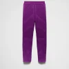 Trousers And Bermudas | Knitwear*Prada Technical fabric pants Violet