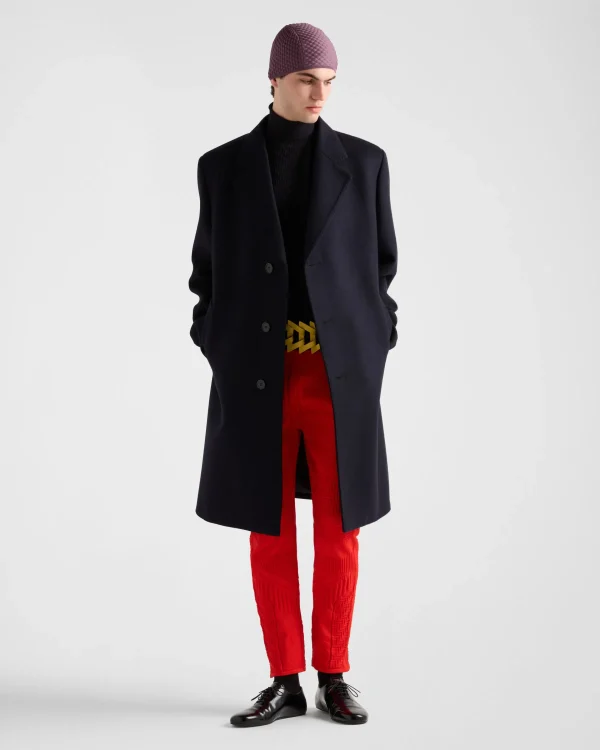 Trousers And Bermudas | Knitwear*Prada Technical fabric pants Red