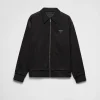 Jogging Suits And Sweatshirts*Prada Technical fleece cardigan with duchesse details Black