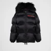 Women's Collection*Prada Technical Re-Nylon down jacket Black