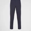 Trousers And Bermudas*Prada Techno stretch pants Navy