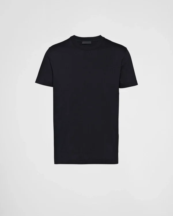 T-shirts And Polo Shirts*Prada Three Pack Cotton Jersey T-Shirts Black