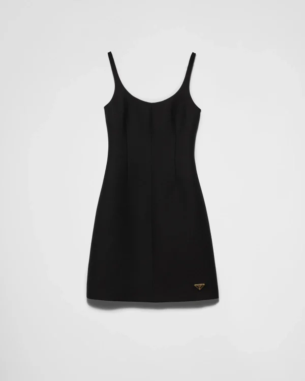 Dresses*Prada Tricotine mini-dress Black