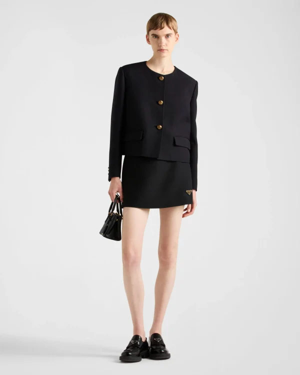 Skirts*Prada Tricotine miniskirt Black