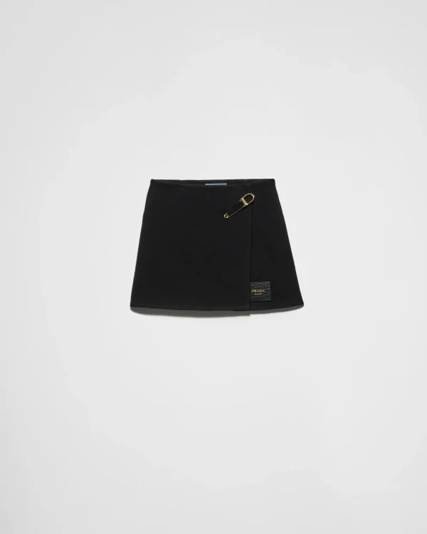 Skirts*Prada Twill miniskirt Black