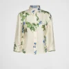 Shirts And Tops*Prada Twill shirt Chalkwhite