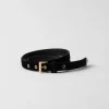 Belts*Prada Velvet belt Black