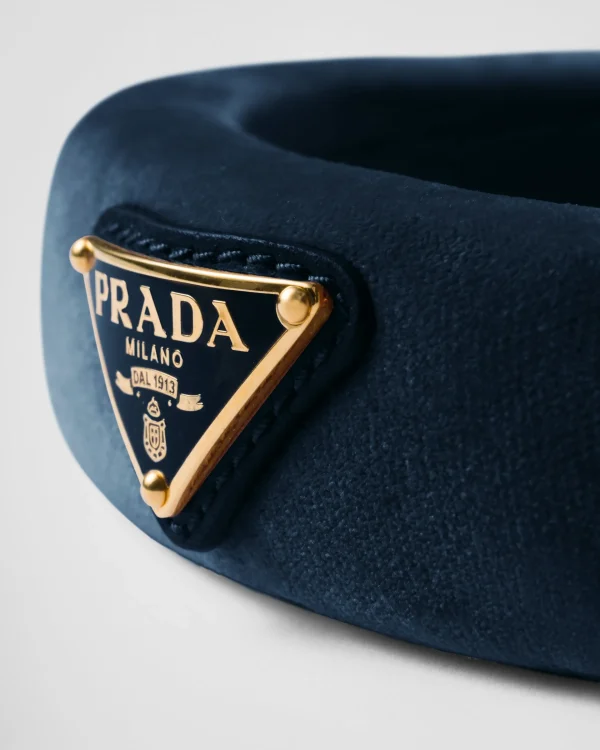 Headbands And Hair Accessories*Prada Velvet headband Darkteal