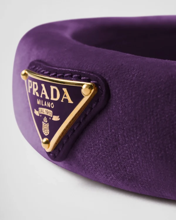 Headbands And Hair Accessories*Prada Velvet headband Plum