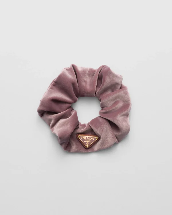 Headbands And Hair Accessories*Prada Velvet scrunchie Confettipink